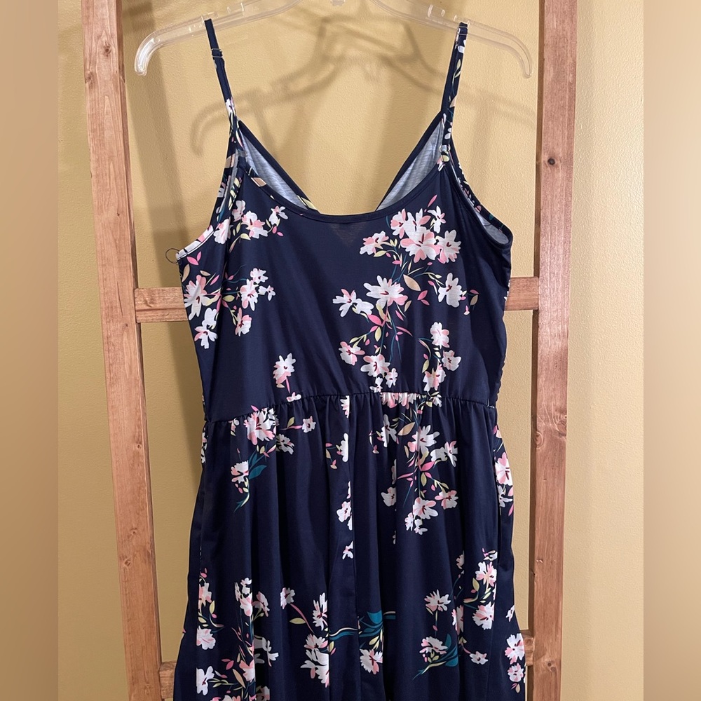 Blue floral sundress Size L